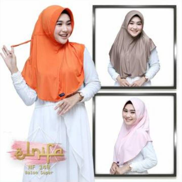 JILBAB ELNIFA SERUT POLOS Part 1