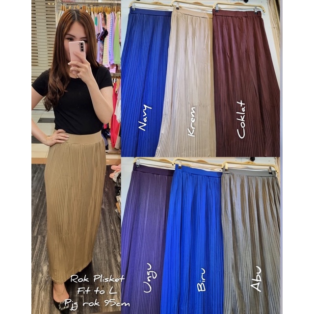 Plisket skirt  / rok plisket panjang