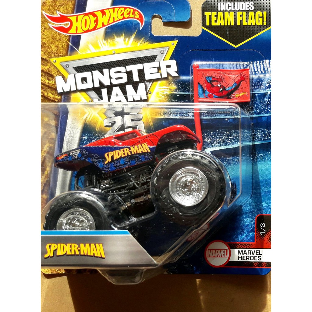 hot wheels monster jam spider man