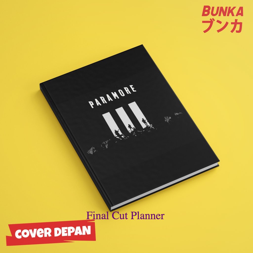 

buku tulis polos/bergaris Band Paramore Stage Hardcover A5 Buku Tulis Catatan Notes Agenda Planner Jurnal