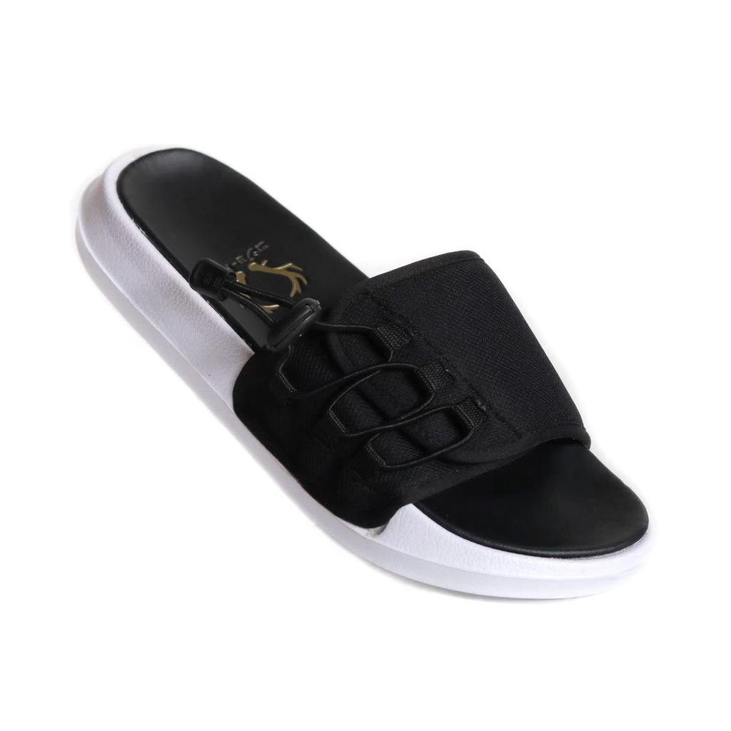 Pandemic S2 Black - Sandal Slide Pria Casual Sendal Selop Pria Cowok Original