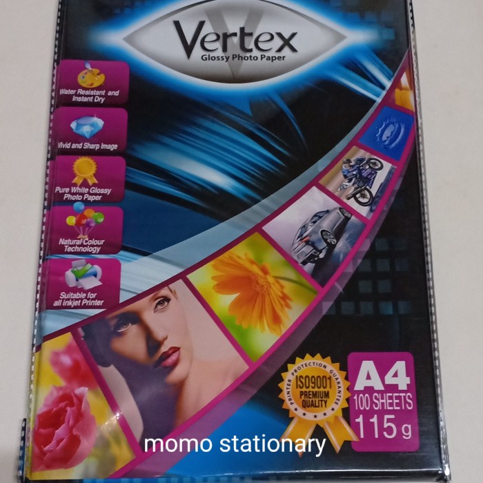 

(DISKON TERMURAH) kertas foto glossy vertex