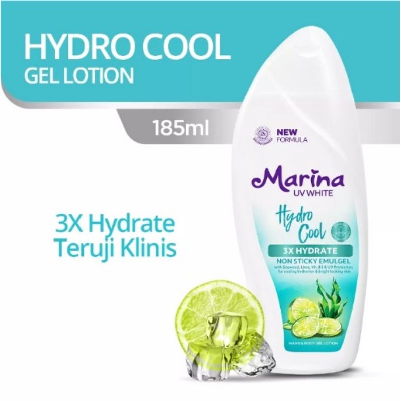MARINA Hand & Body Lotion UV White Hydro Cool 185ml