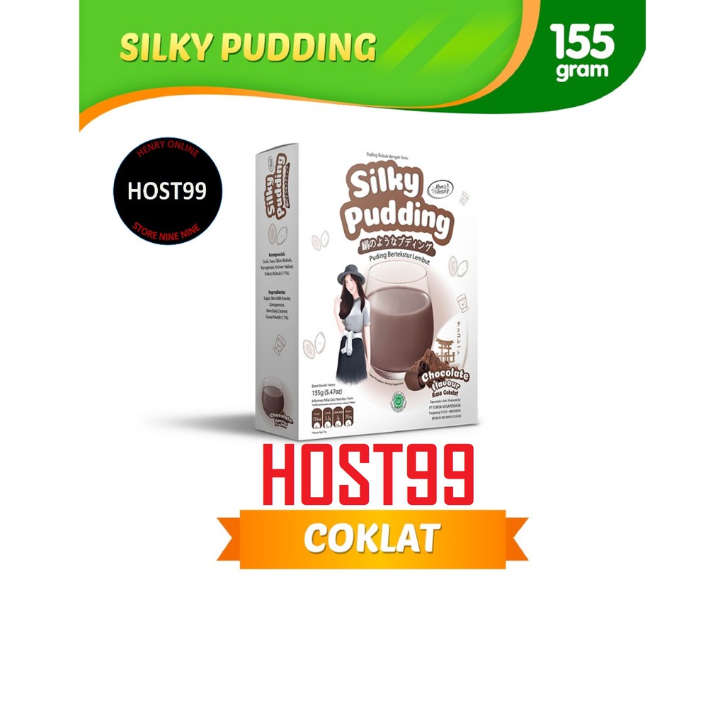 

1DUS KHUSUS GOJEK GRAB SILKY PUDDING COKLAT TEKSTUR LEMBUT SUTRA