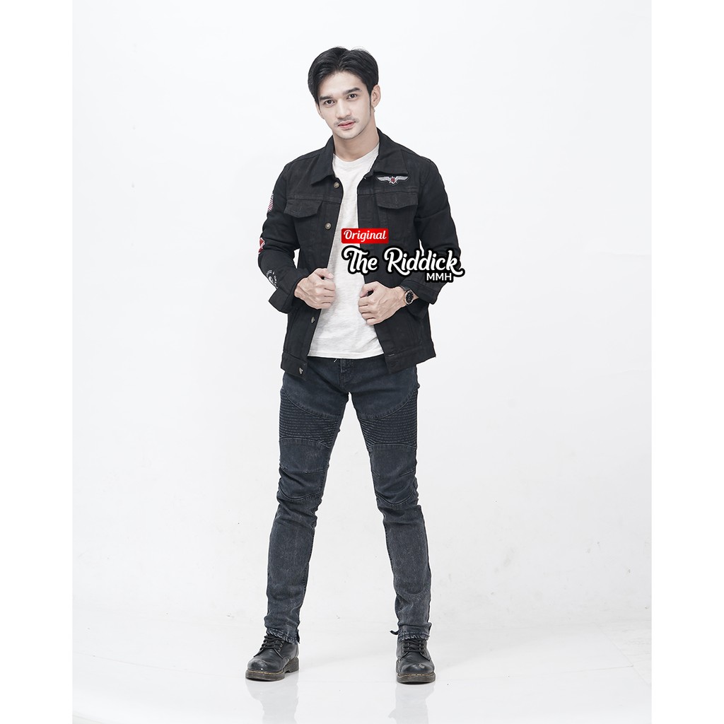 Keyzha - Jaket Jeans Pria / Jaket Jeans Original / Jaket Jeans Terbaru / KJ001