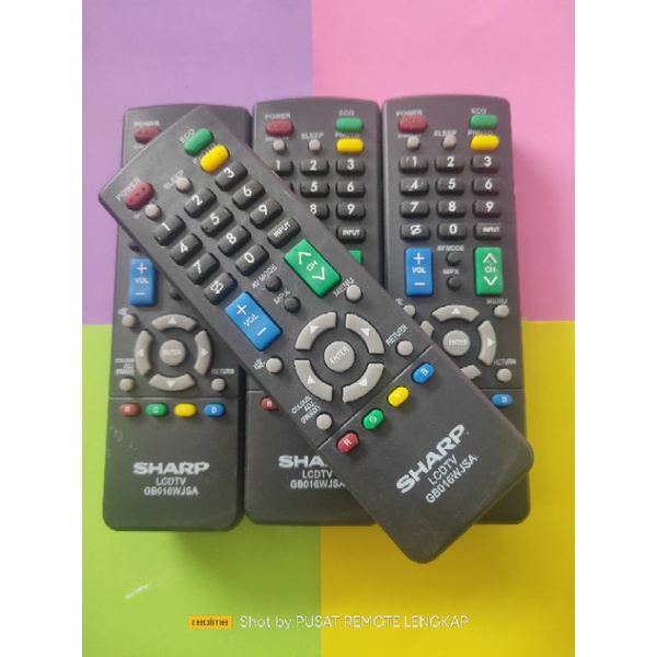 Remote TV LED LCD SHARP multi langsung pakai