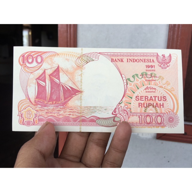 Uang Lama Perahu Layar 1991