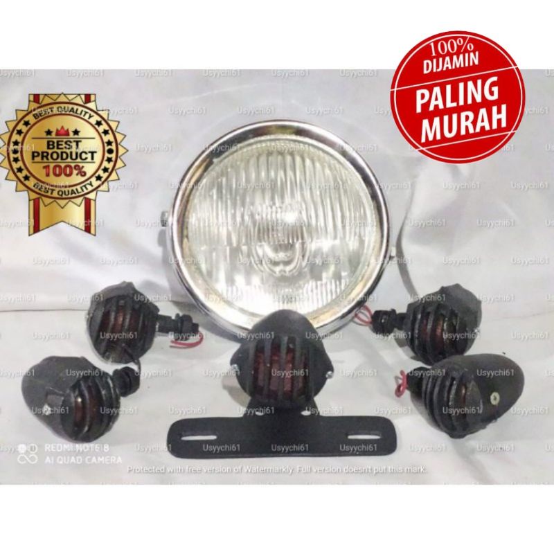 (PROMO) Paket Lampu Motor Japstyle Custom Cb