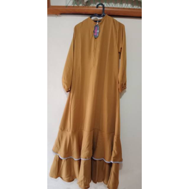 Gamis charming/ gamis murah /nadira hijab/ gamis mustard