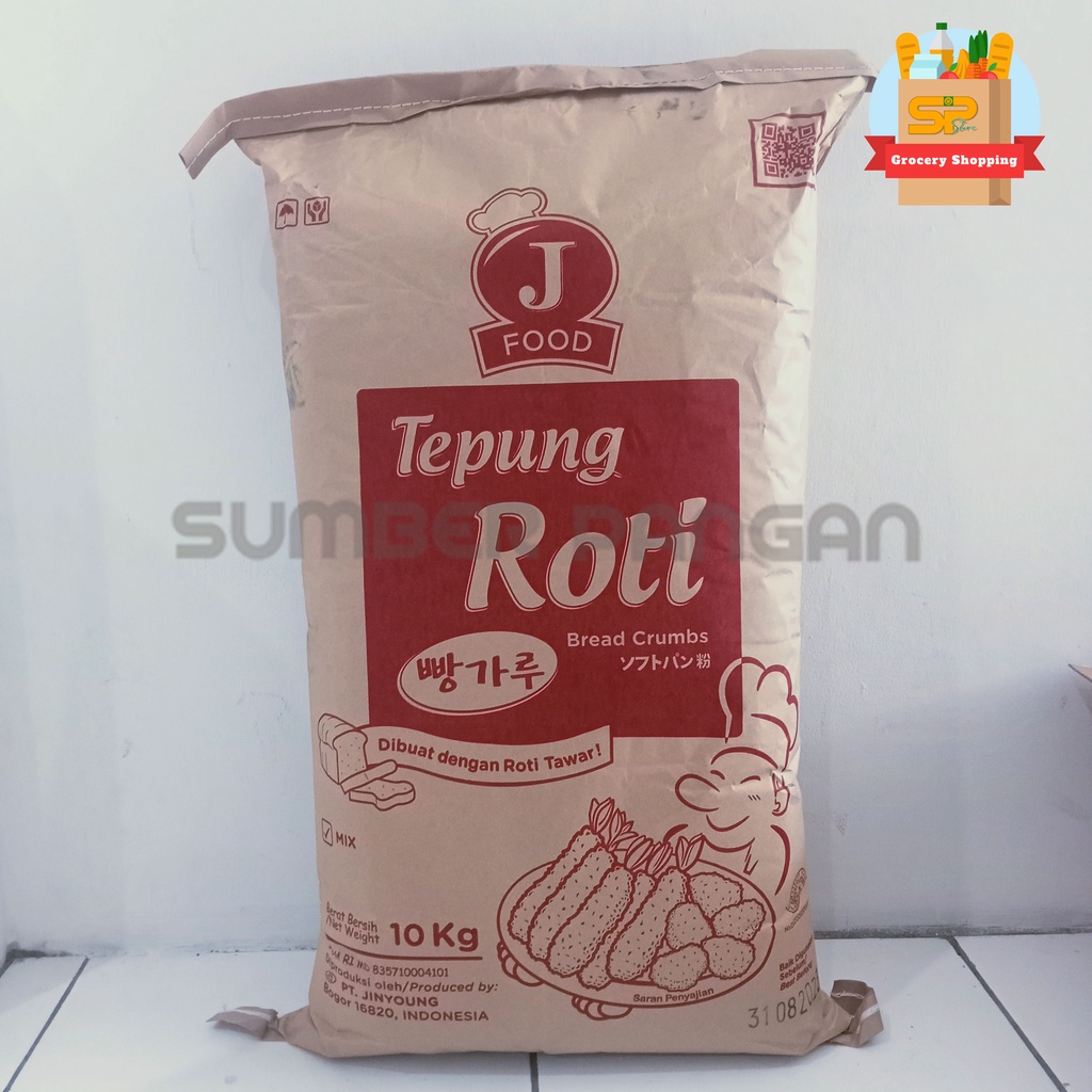 

JFOOD Tepung Roti / Tepung Panir / Bread Crumbs (MIX) 10kg (orange putih)