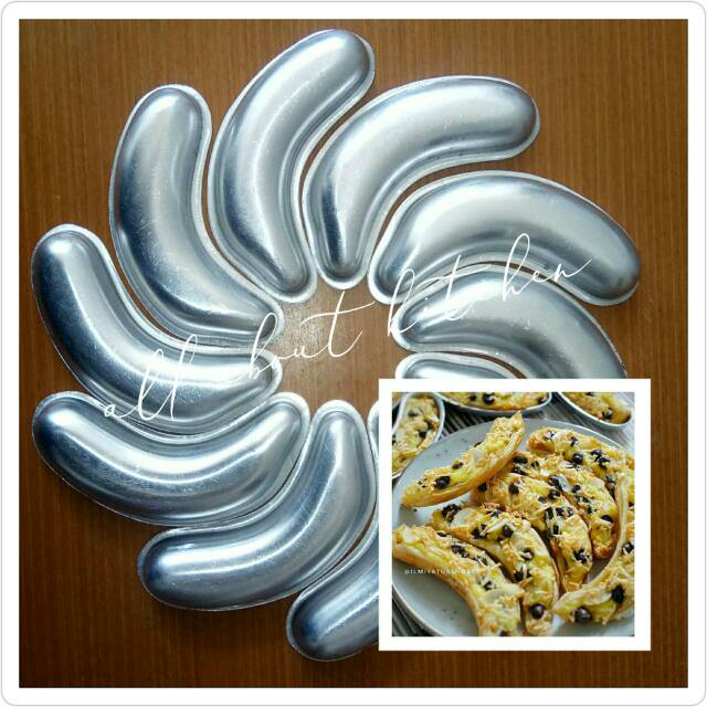 Cetakan BANANA MILK CRISPY - Pisang susu crispy size 9|12|14 cm