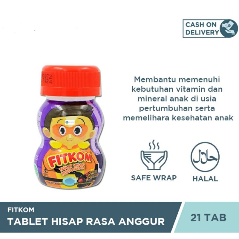 FITKOM TABLET ISI 21 RASA ANGGUR