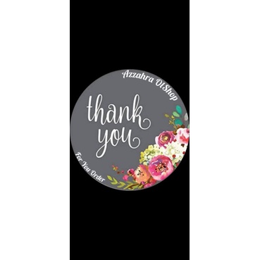 

stiker thank you for order bulat