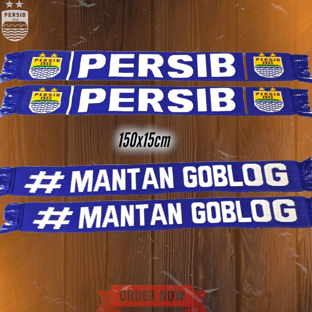 slayer persib bandung BESAR syal ultras forza persib 150x15cm bolak balik