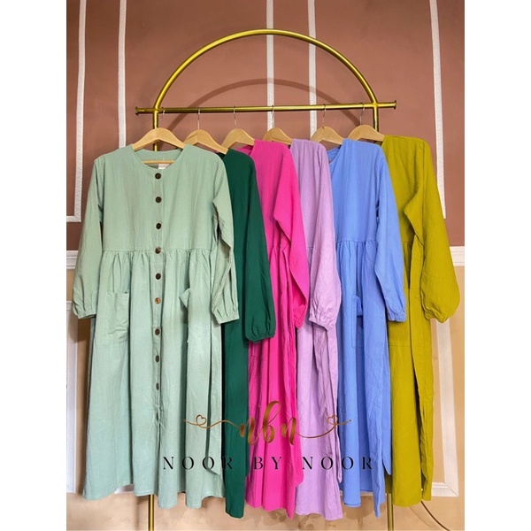 Aisha Midi Dress | Gamis Murah Cantik