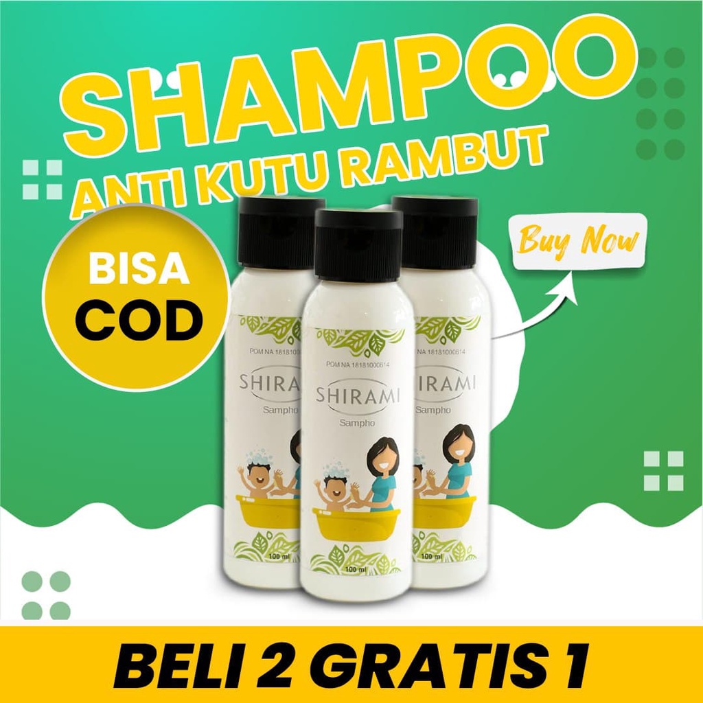 

{ FREE ONGKIR } - Shirami | Shampo Anti kutu Rambut Anak dan Dewasa | Penghilang Kutu Rambut Dan Telurnya ampuh- Beli 2 Gratis 1