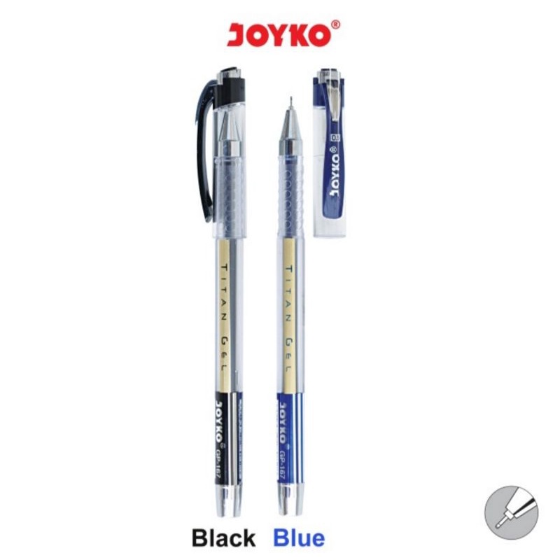 

Joyko Pulpen Gel GP-167 Titan Gel 0.5mm