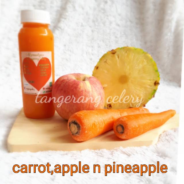 

Jus wortel nanas apel/jeruk cold press juice jus detox