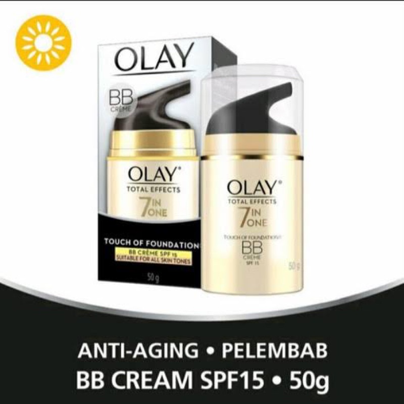 Olay Total Effect TE 7 In One BB Touch Of Foundation BB Creme SPF15 ORI 50gr