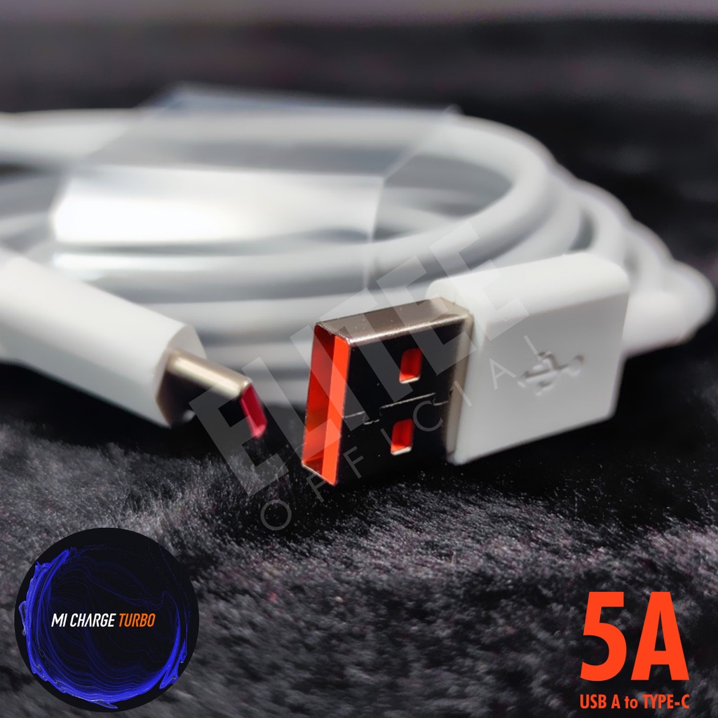 ELITEE KABEL DATA XIAOMI TURBO CHARGING 5A USB TYPE C 33W MAX