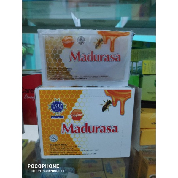 Madu Rasa 1 PCS Sachet Original Jeruk Nipis 25 g 20 g Madurasa Sarapan Minuman Murni Asli