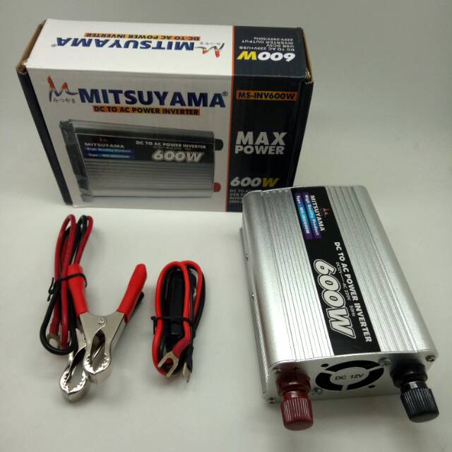 Power Invertwr Mitsuyama 600 MS-INV600W / MS 600 Rubah Dc Menjadi AC