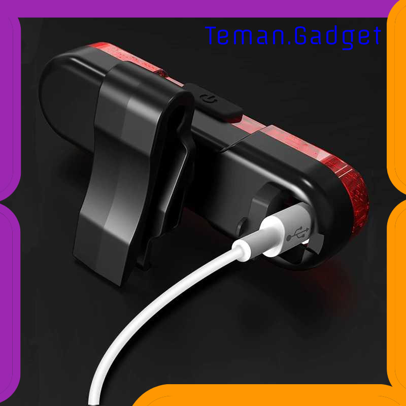 TG-IB614 ROBESBON LAMPU BELAKANG SEPEDA USB RECHARGE TAIL LIGHT - AS1010