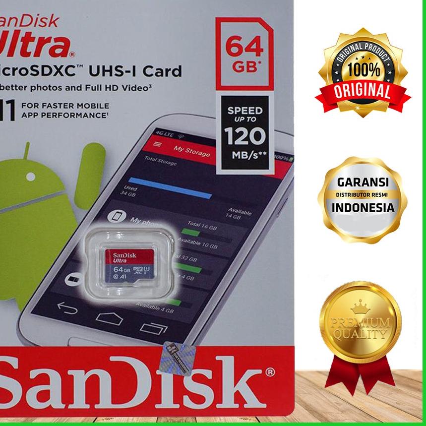 ✦ memory card microSD kartu memori Micro sd card Hp 16GB 32GB 64GB CLASS 10 ORIGINAL ♥