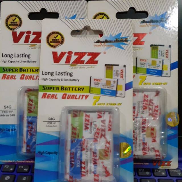 Vizz Baterai Original Vizz Advan S4G Double Power Vizz