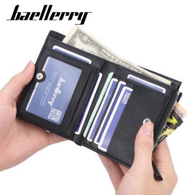 BAELLERRY DR023 Dompet Pria Bahan Kulit PU Leather Premium WATCHKITE WKOS