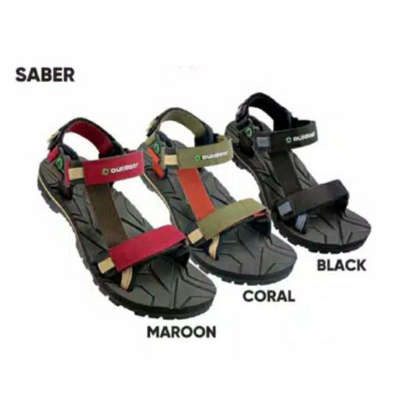 SANDAL GUNUNG SRAMPAT PRIA/WANITA OUTDOOR PRO SABER ORI 100 %
