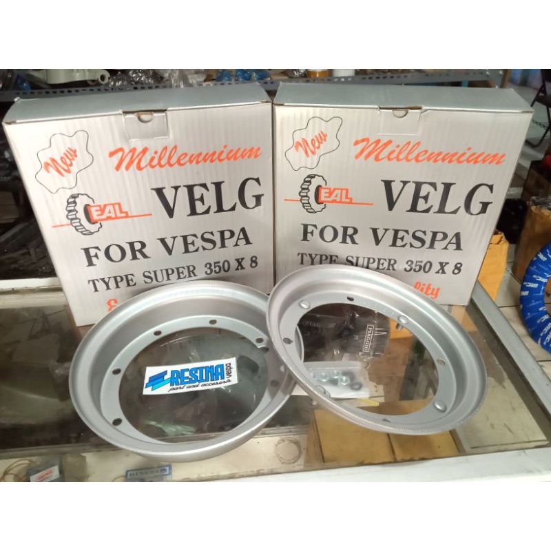 velg pelek vespa ring 8 merk EAL bahan tebal kualitas bagus