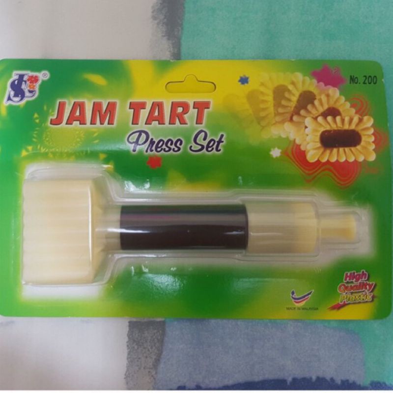 cetakan kue kering jam tart import malaysia no 200 / sin lian jam tart press import malaisia