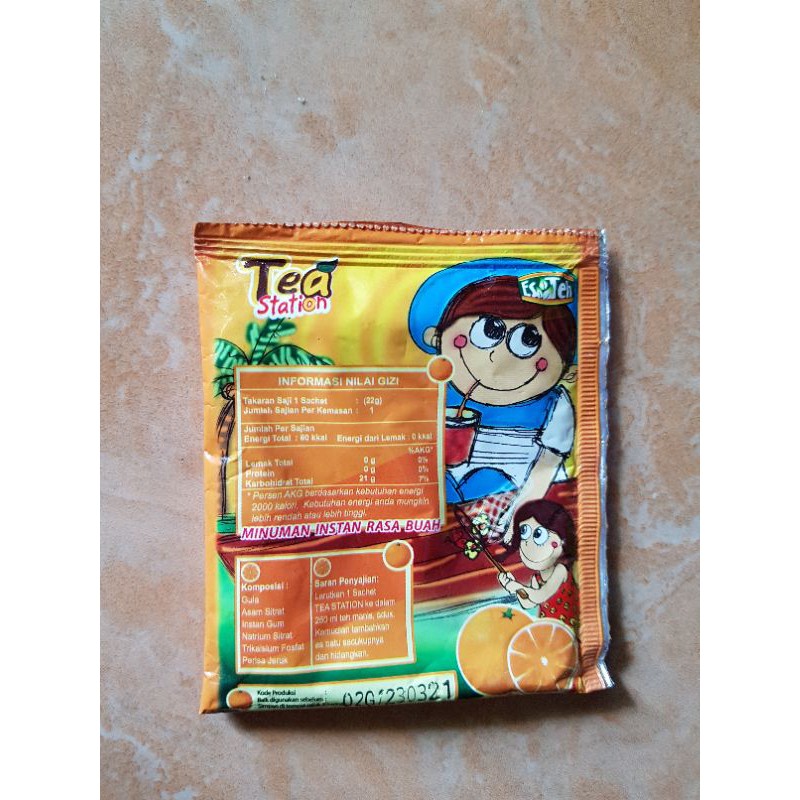 tea station rasa || perasa buah teh poci