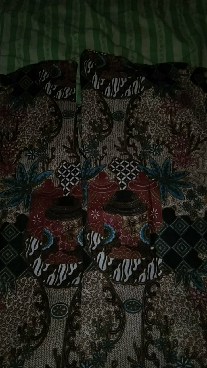 Batik Wanita Asj Sa Hrb026 Kenongo Kemeja Tosca Pendek