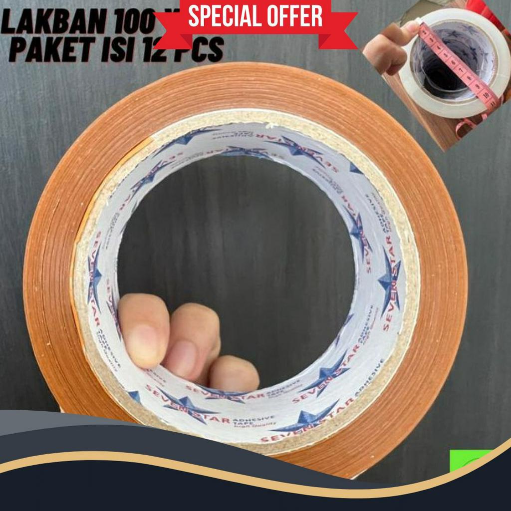 

PAKET INSTAN Lakban 1 yard paket isi 12 pcs