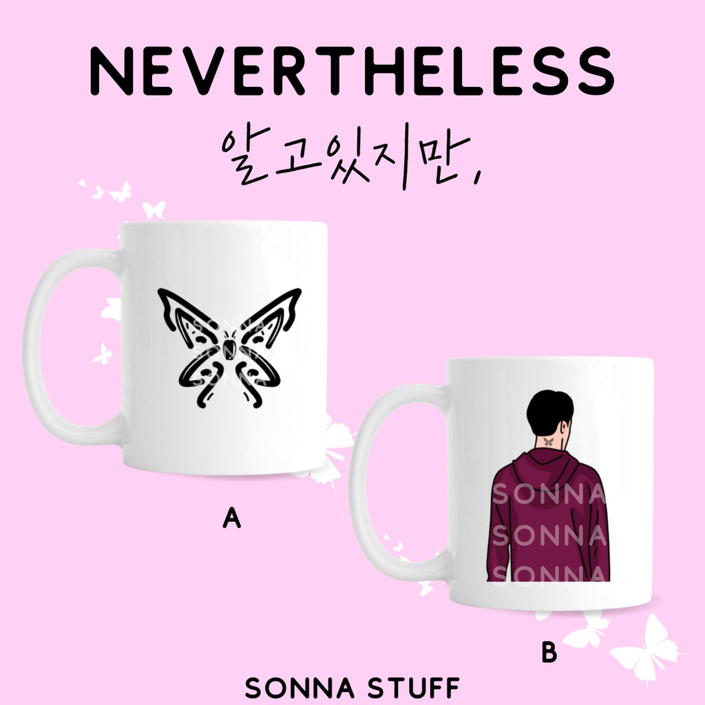 MUG PARK JAE EON BUTTERFLY TATTOO SONG KANG NEVERTHELESS KDRAMA FANKIT