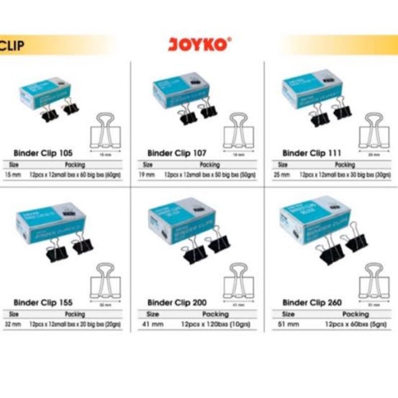 

binder clip joyko