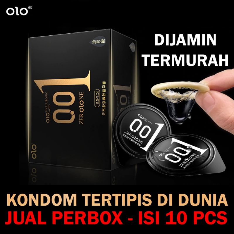 Kondom Super Tipis 001 OLO Feeling Ultra Thin Box Isi 10 pcs