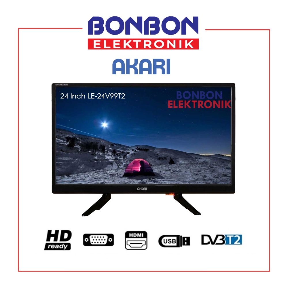 Akari LED Digital TV 24 Inch LE-24V99T2