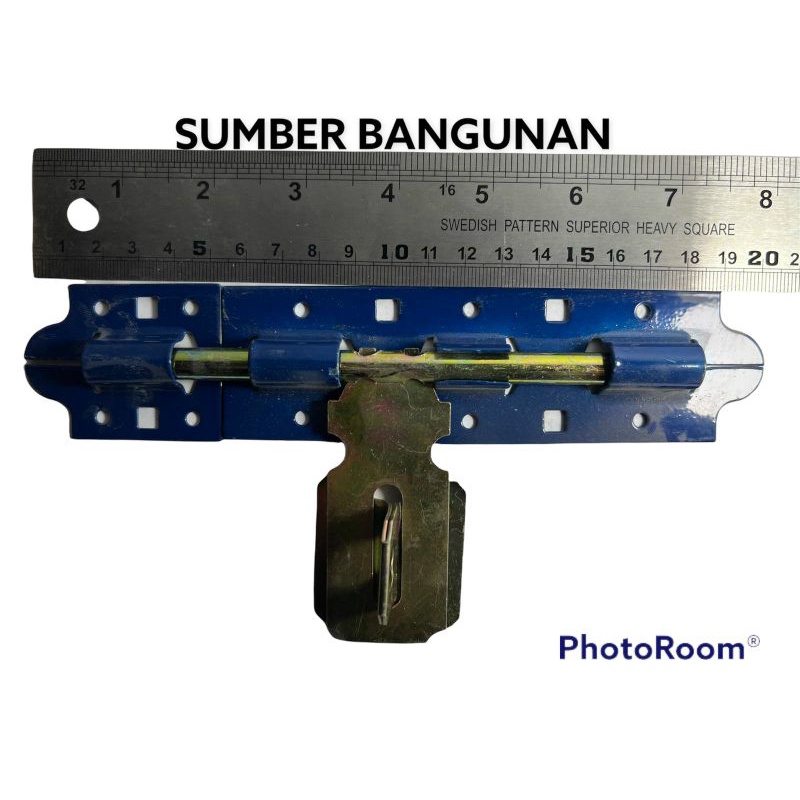 GRENDEL GUDANG / OVERVAL PLAT / GRENDEL GEMBOK / GRENDEL PINTU / KUNCI PINTU BESI