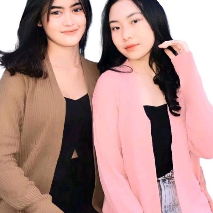 Cardigan bareska Rajut Premium Cardy - Cardigan Breska Kekinian - Cardigan Rajut model terbaru - Outer Rajut al size Terkini