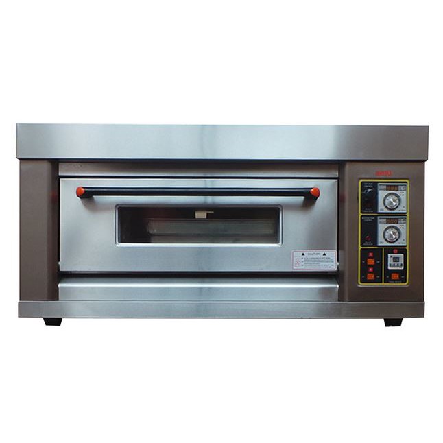 Guataka Gas Pizza Oven 1 Deck 2 Tray with Stone GTK010021