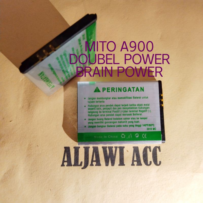 Baterai Bt Batre Battery Mito A900 Doubel Power Battery