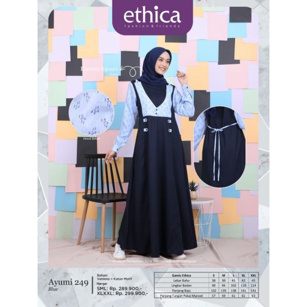 GAMIS ETHICA AYUMI 249 GREY BLUE