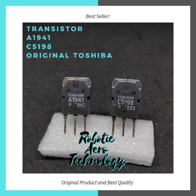 TRANSISTOR A1941 C5198 TR A 1941 C 5198 TOSHIBA ORIGINAL