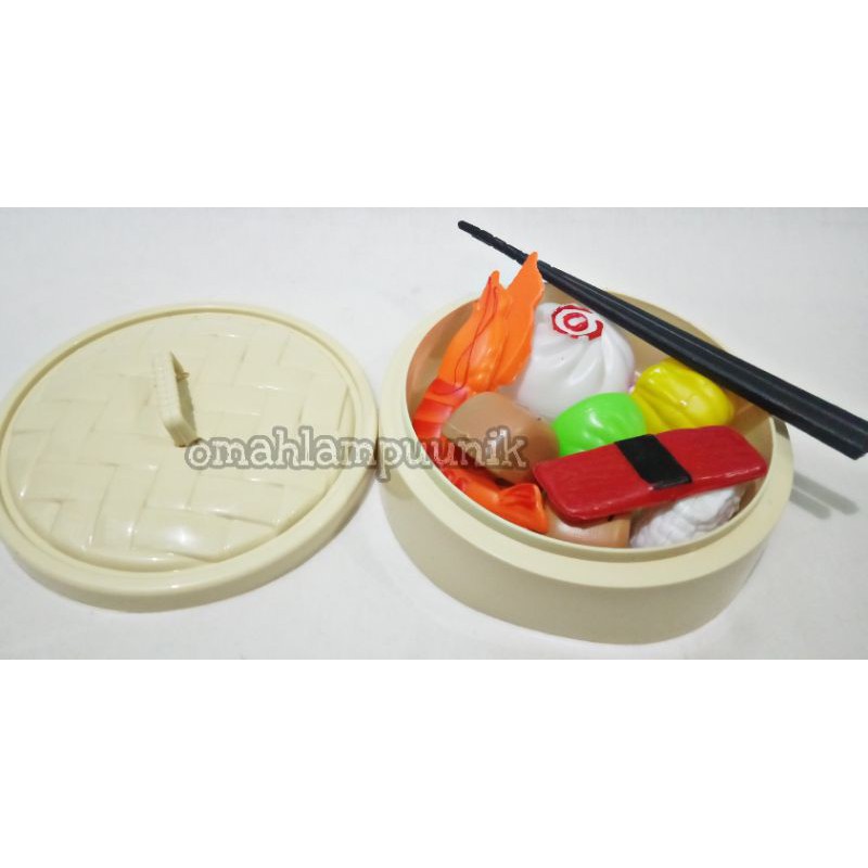 MAINAN ANAK DELICIOUS FOOD DIMSUM SET/ MAINAN MASAK MASAKAN DIMSUM