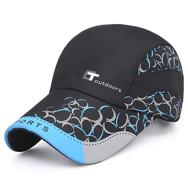 Topi Baseball Cap Snapback Model T Outdoors - SMT-LJM109 - OMFHCVBK Black