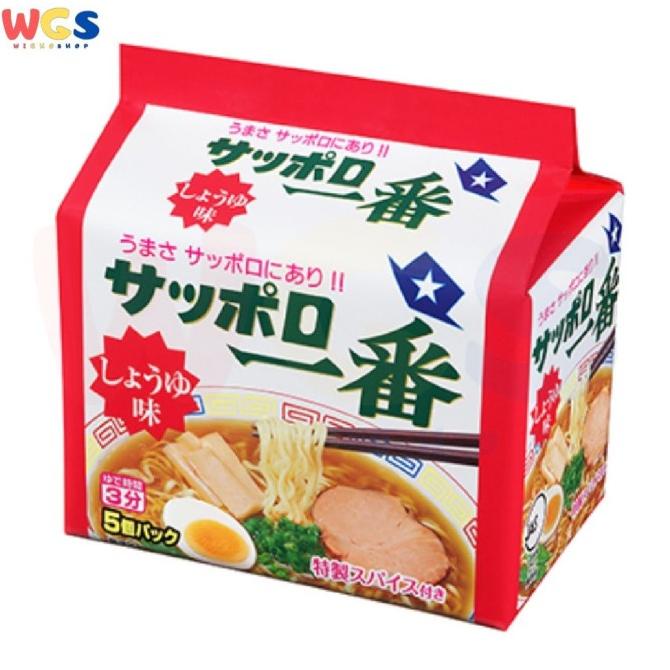 

Sapporo Ichiban Soy Sauce Ramen Japanese Style Noodles 5p x 100g
