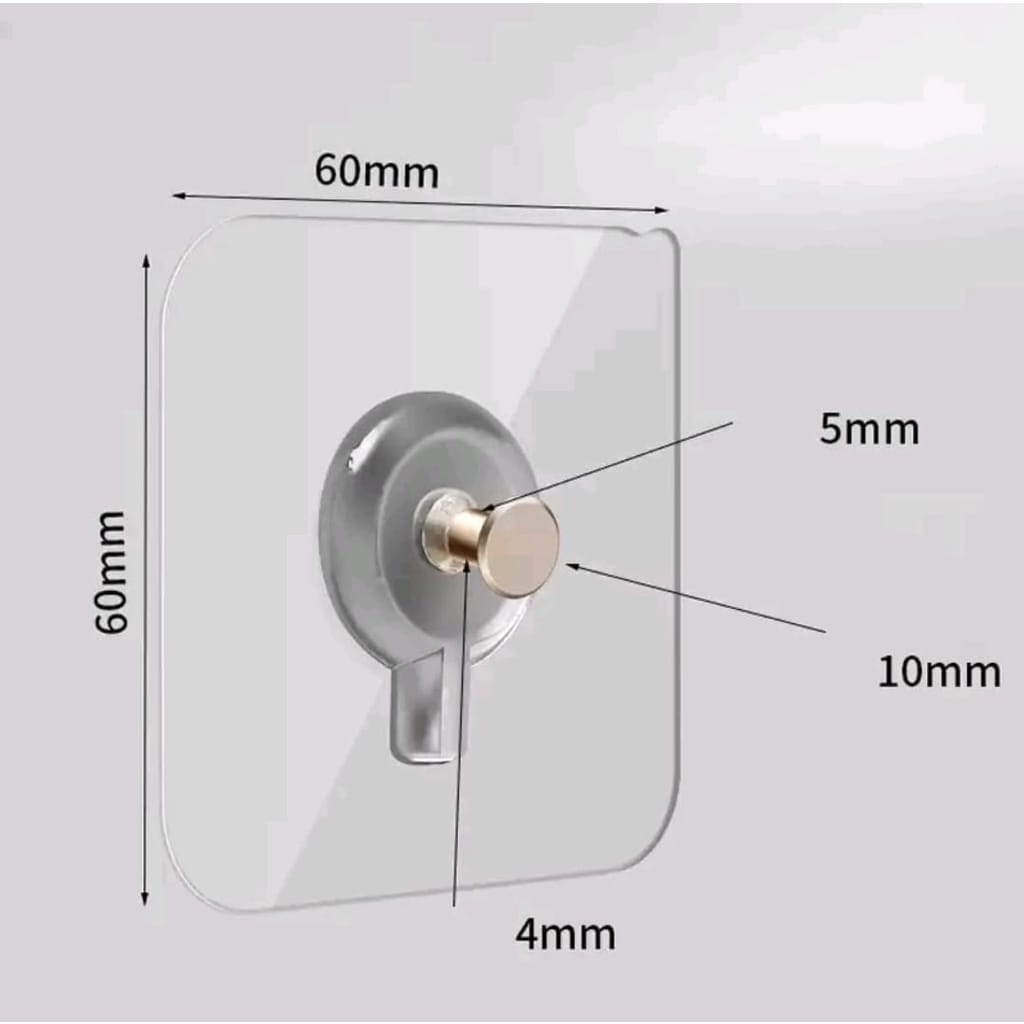 TEMPELAN HOOK BAUT PAKU / TEMPELAN DINDING AJAIB BAUT GANTUNGAN HOOK MAGIC TEMPEL PEREKAT TANPA BOR